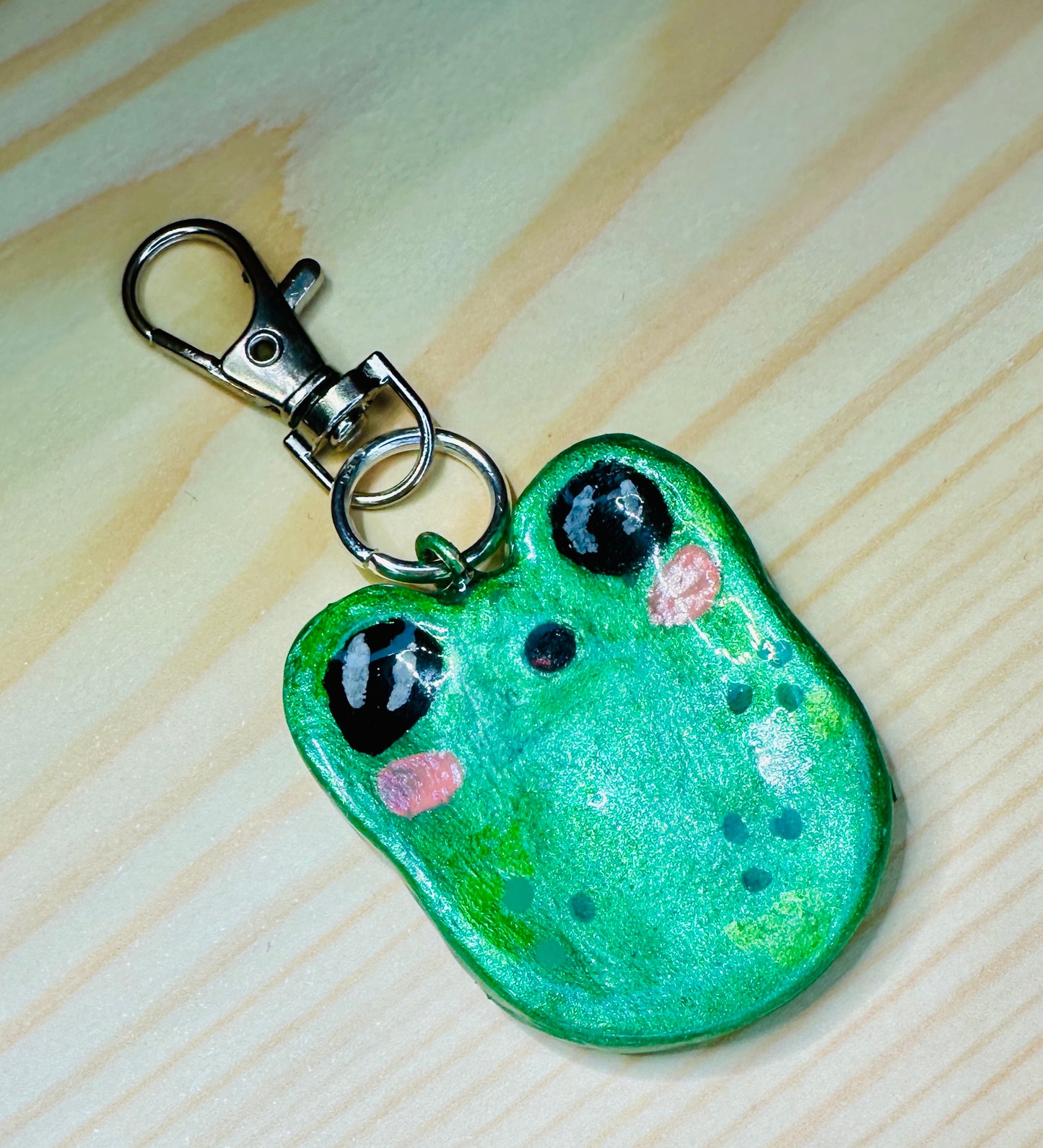 Don’t Worry Froggy- Worry Stone keychain